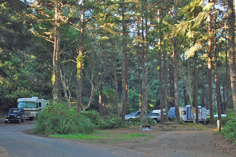 Bastendorff Beach County Park Campground, Coos County, Oregon
